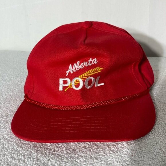 Vintage Red Alberta Grain Pool Trucker Style Hat - Picture 11 of 11
